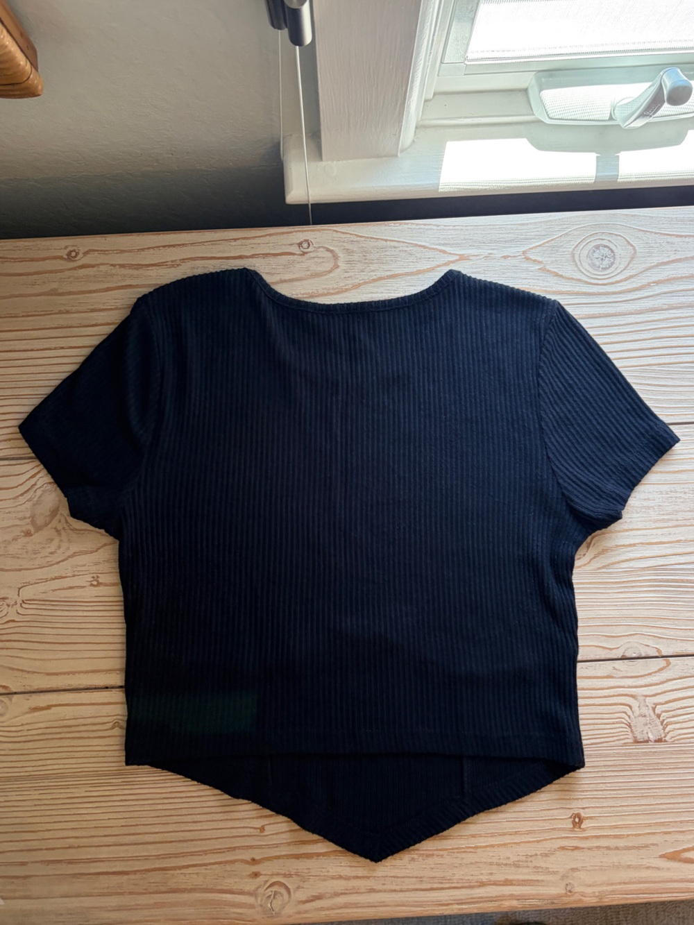 Pacsun Navy Ribbed Top - Picture 3 of 3